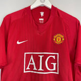 2007/08 MANCHESTER UNITED RONALDO 7 HOME SHIRT (XL) NIKE - Cult Kits - XL - Buy Vintage Football Shirts, Authentic Retro Football Shirts For Sale, Classic Football Shirts & Soccer Jersey