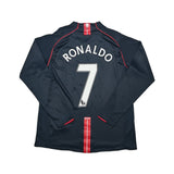 Buy 2007/08 Manchester United Ronaldo 7 L/S Away Shirt (XL) Nike ~ Free worldwide shipping available ~ Authentic Vintage Football Shirts from Cult Kits