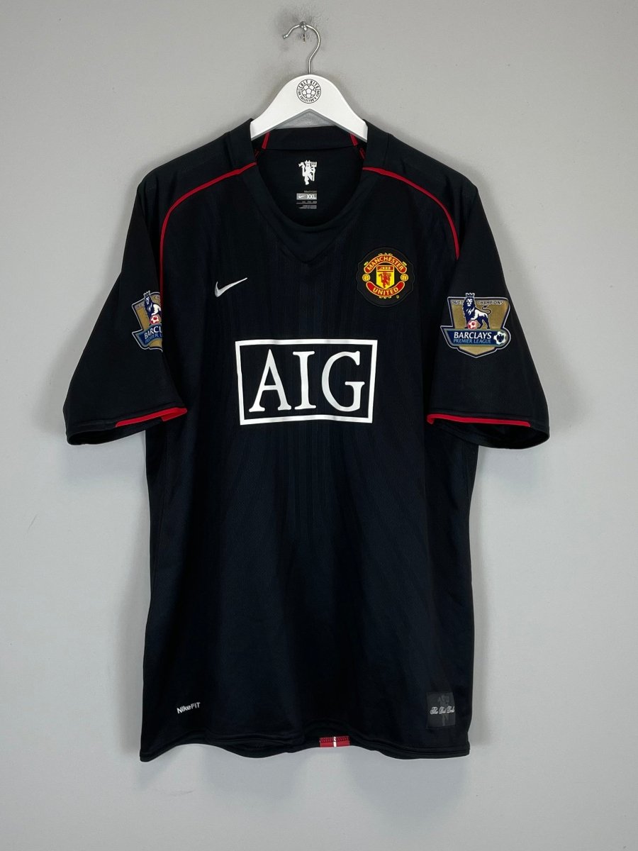 2007/08 MANCHESTER UNITED TEVEZ 32 AWAY SHIRT (XXL) NIKE - Cult Kits - XXL - Buy Vintage Football Shirts, Authentic Retro Football Shirts For Sale, Classic Football Shirts & Soccer Jersey