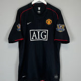 2007/08 MANCHESTER UNITED TEVEZ 32 AWAY SHIRT (XXL) NIKE - Cult Kits - XXL - Buy Vintage Football Shirts, Authentic Retro Football Shirts For Sale, Classic Football Shirts & Soccer Jersey