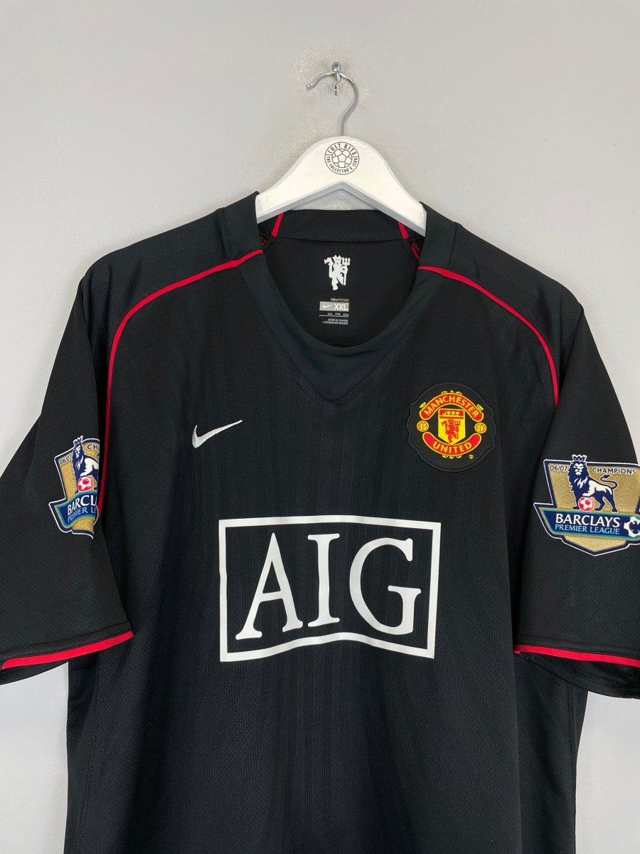 2007/08 MANCHESTER UNITED TEVEZ 32 AWAY SHIRT (XXL) NIKE - Cult Kits - XXL - Buy Vintage Football Shirts, Authentic Retro Football Shirts For Sale, Classic Football Shirts & Soccer Jersey