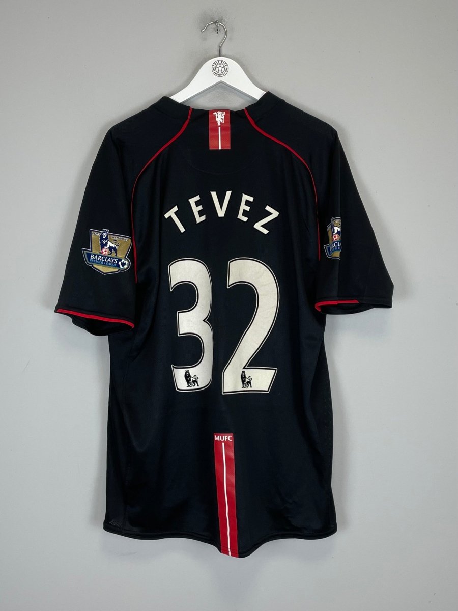 2007/08 MANCHESTER UNITED TEVEZ 32 AWAY SHIRT (XXL) NIKE - Cult Kits - XXL - Buy Vintage Football Shirts, Authentic Retro Football Shirts For Sale, Classic Football Shirts & Soccer Jersey