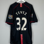2007/08 MANCHESTER UNITED TEVEZ 32 AWAY SHIRT (XXL) NIKE - Cult Kits - XXL - Buy Vintage Football Shirts, Authentic Retro Football Shirts For Sale, Classic Football Shirts & Soccer Jersey