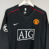 2007/08 MANCHESTER UNITED TEVEZ 32 L/S C/L AWAY SHIRT (XXL) NIKE - Cult Kits - XXL - Buy Vintage Football Shirts, Authentic Retro Football Shirts For Sale, Classic Football Shirts & Soccer Jersey