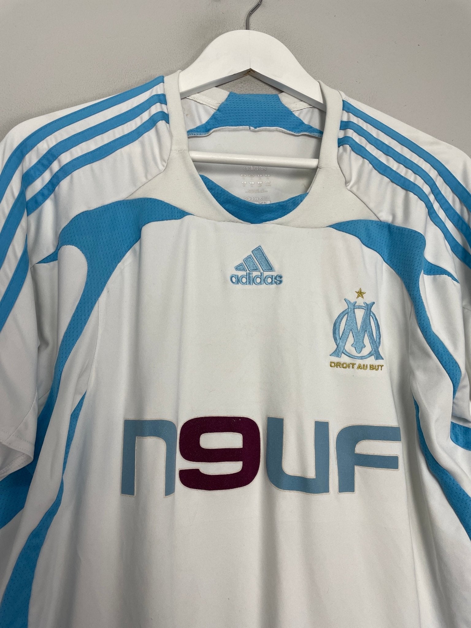 Shop 2007/08 MARSEILLE HOME SHIRT (XL) ADIDAS, classic football shirts, vintage football shirts & retro soccer jerseys at Cult Kits