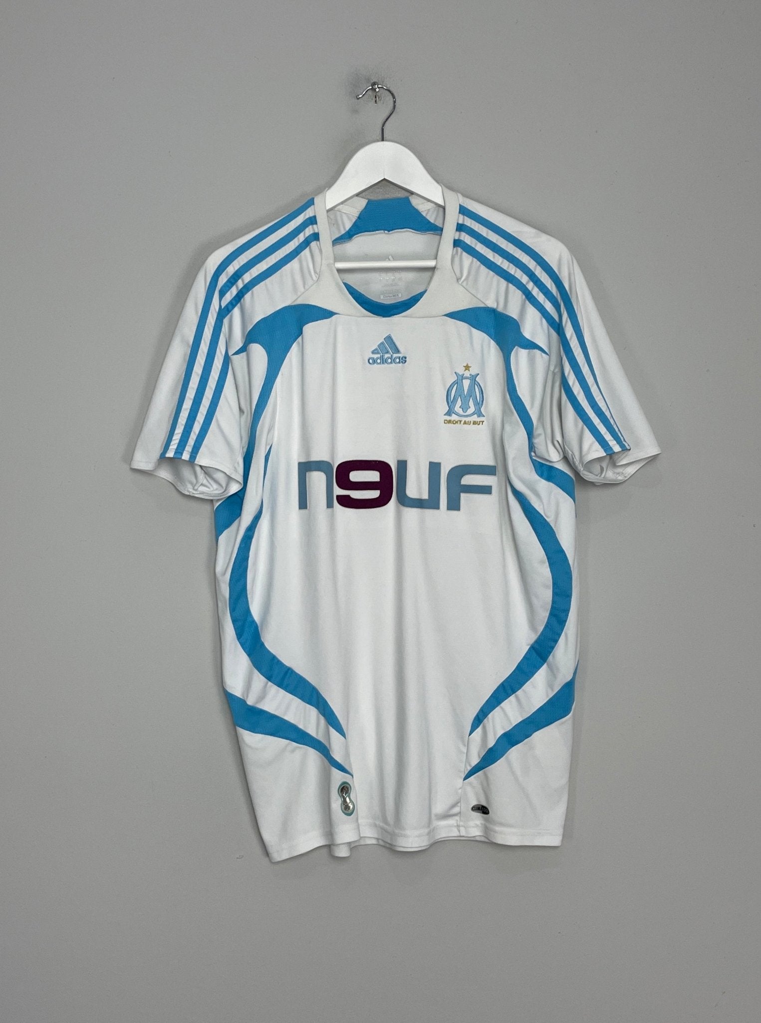 Shop 2007/08 MARSEILLE HOME SHIRT (XL) ADIDAS, classic football shirts, vintage football shirts & retro soccer jerseys at Cult Kits