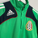 Shop 2007/08 MEXICO 1/4 ZIP TRAINING TOP (L) ADIDAS, classic football shirts, vintage football shirts & retro soccer jerseys at Cult Kits