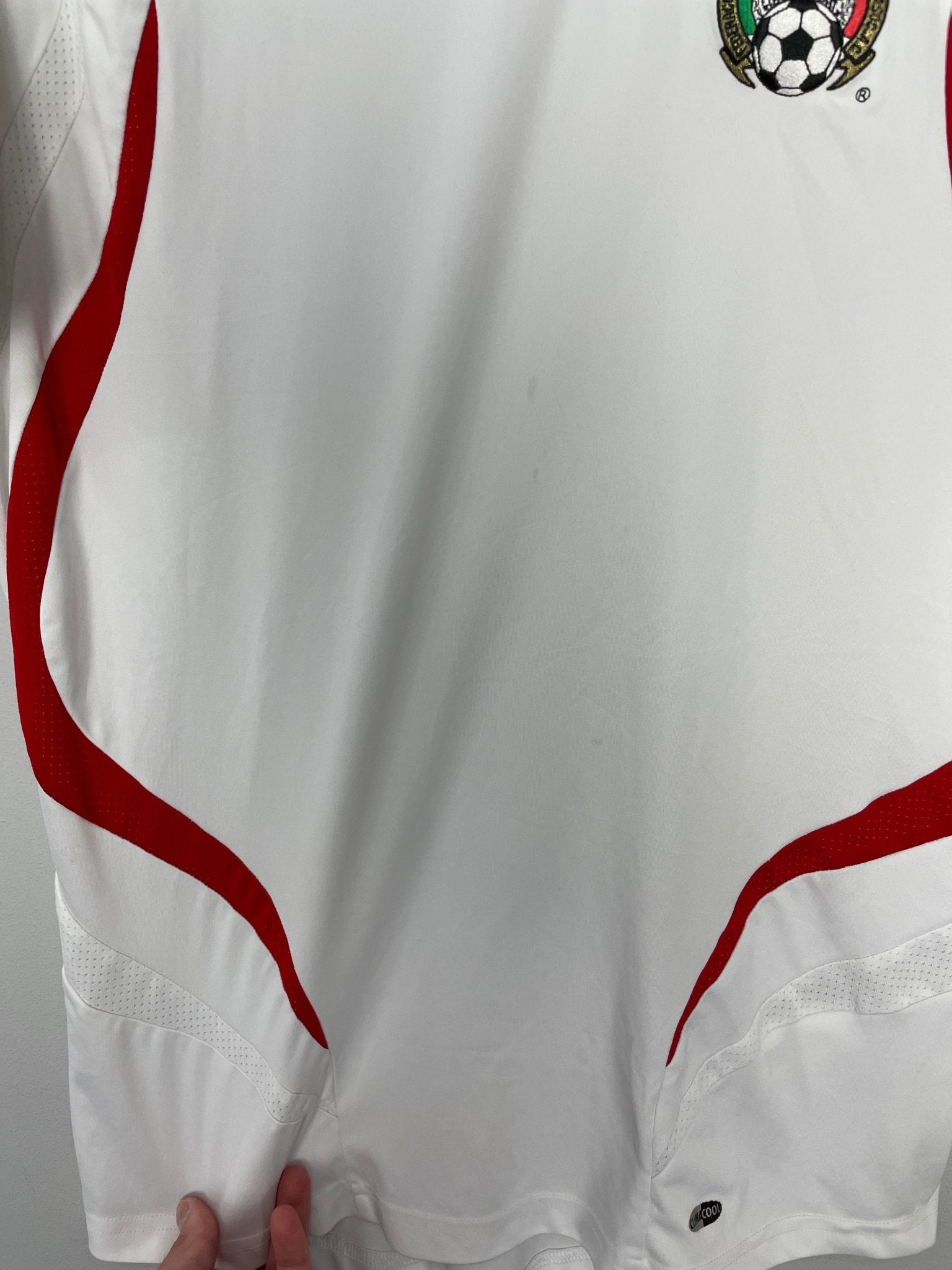 Shop 2007/08 MEXICO AWAY SHIRT (M) ADIDAS, classic football shirts, vintage football shirts & retro soccer jerseys at Cult Kits