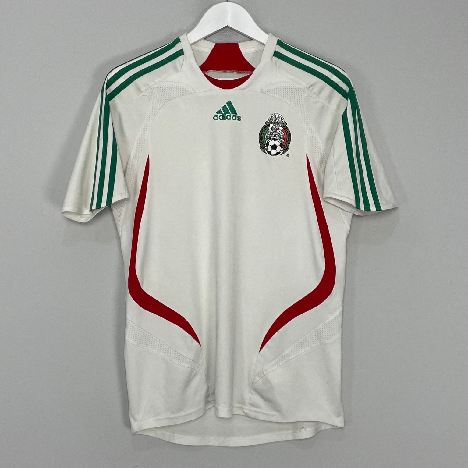 Shop 2007/08 MEXICO AWAY SHIRT (M) ADIDAS, classic football shirts, vintage football shirts & retro soccer jerseys at Cult Kits