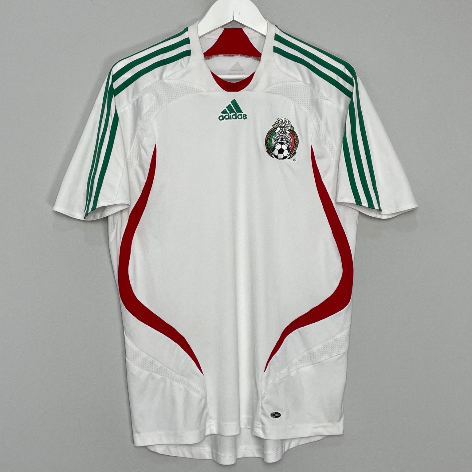 Shop 2007/08 MEXICO AWAY SHIRT (M) ADIDAS, classic football shirts, vintage football shirts & retro soccer jerseys at Cult Kits
