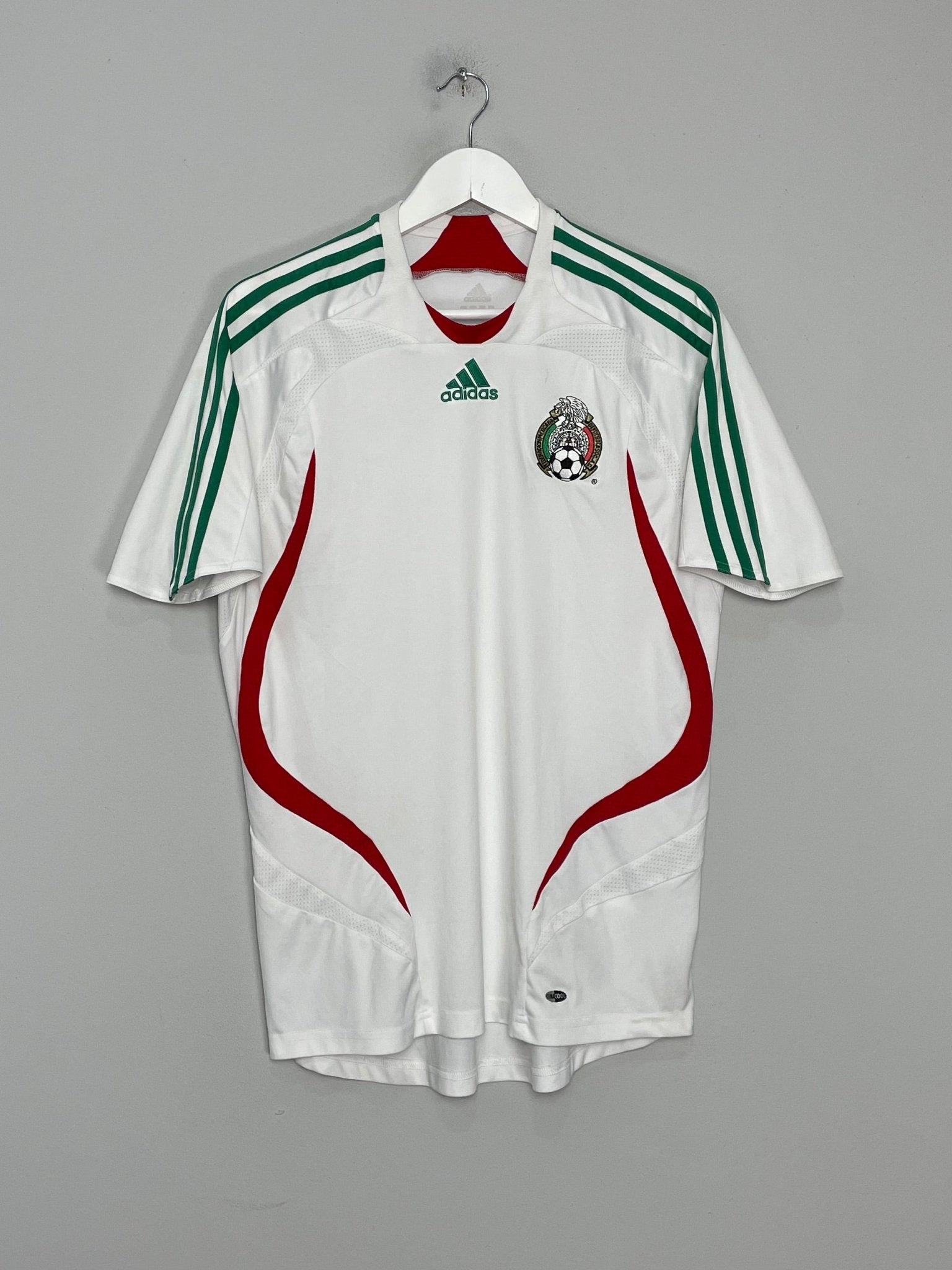 Shop 2007/08 MEXICO AWAY SHIRT (M) ADIDAS, classic football shirts, vintage football shirts & retro soccer jerseys at Cult Kits
