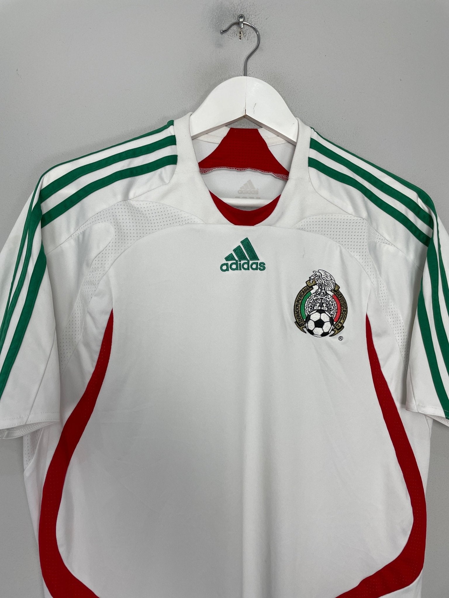 Shop 2007/08 MEXICO AWAY SHIRT (M) ADIDAS, classic football shirts, vintage football shirts & retro soccer jerseys at Cult Kits