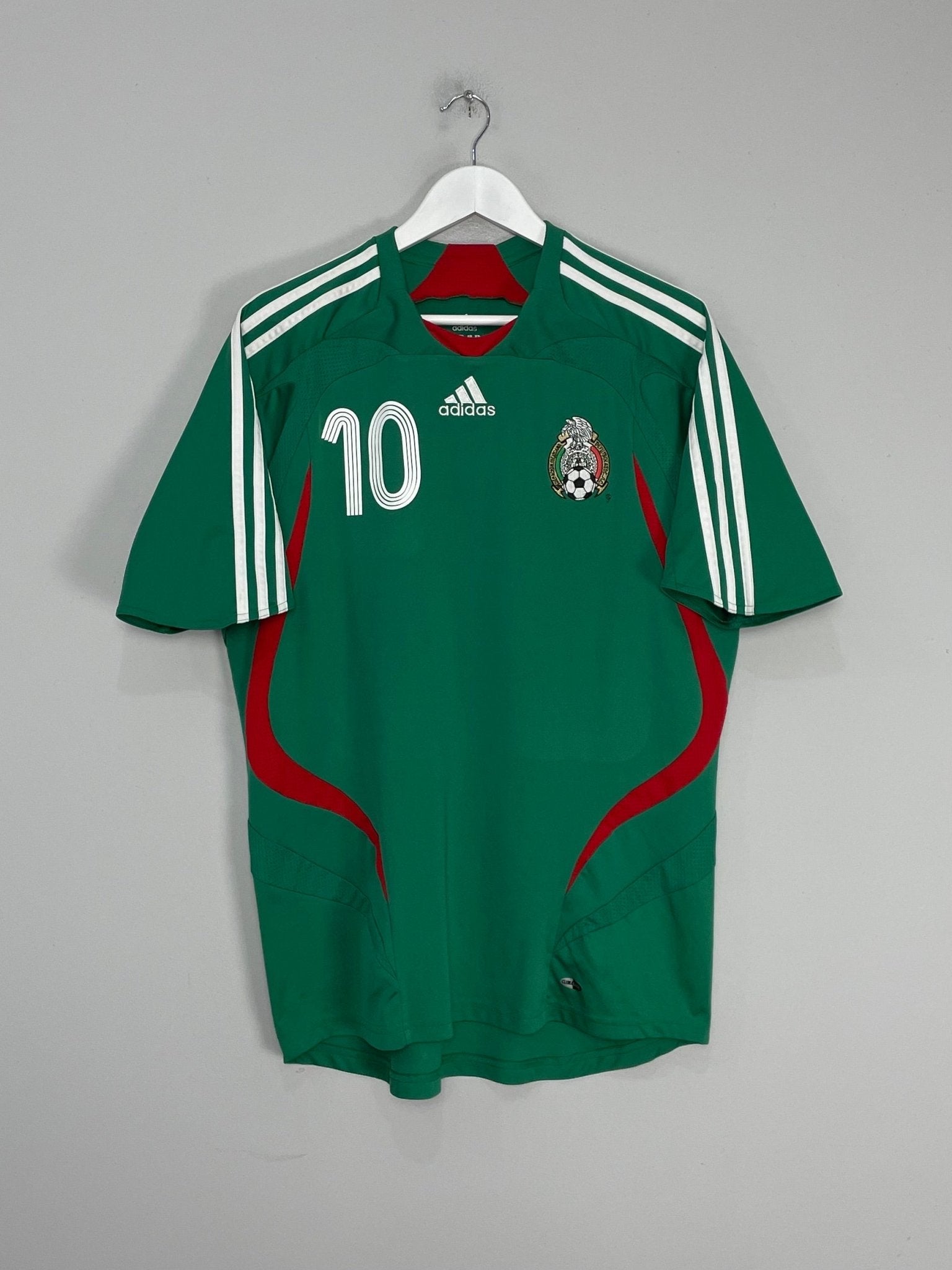 Shop 2007/08 MEXICO C.BLANCO #10 HOME SHIRT (L) ADIDAS, classic football shirts, vintage football shirts & retro soccer jerseys at Cult Kits