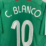 Shop 2007/08 MEXICO C.BLANCO #10 HOME SHIRT (L) ADIDAS, classic football shirts, vintage football shirts & retro soccer jerseys at Cult Kits