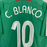 Shop 2007/08 MEXICO C.BLANCO #10 HOME SHIRT (L) ADIDAS, classic football shirts, vintage football shirts & retro soccer jerseys at Cult Kits