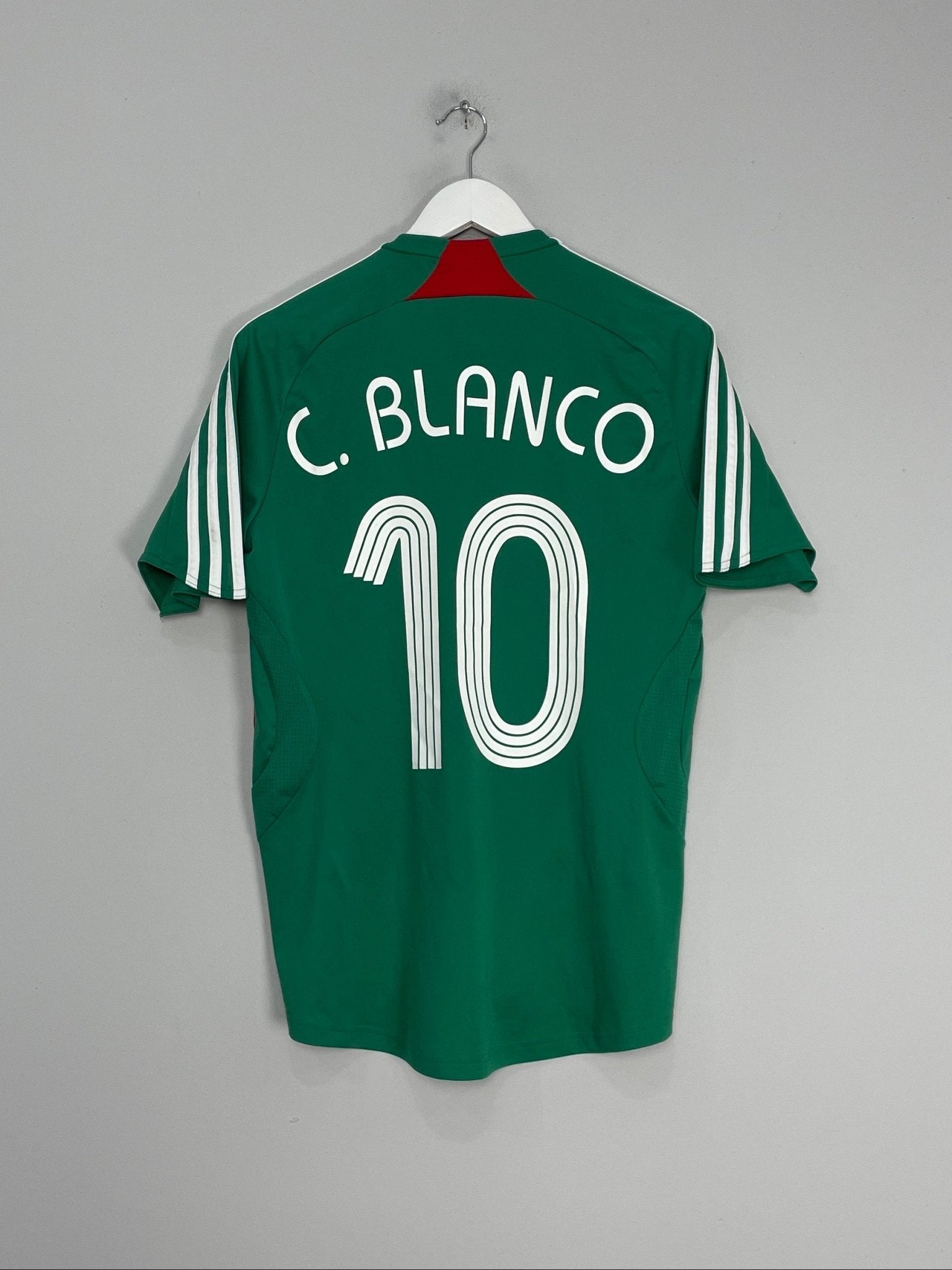 Shop 2007/08 MEXICO C.BLANCO #10 HOME SHIRT (S) ADIDAS, classic football shirts, vintage football shirts & retro soccer jerseys at Cult Kits