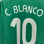 Shop 2007/08 MEXICO C.BLANCO #10 HOME SHIRT (S) ADIDAS, classic football shirts, vintage football shirts & retro soccer jerseys at Cult Kits