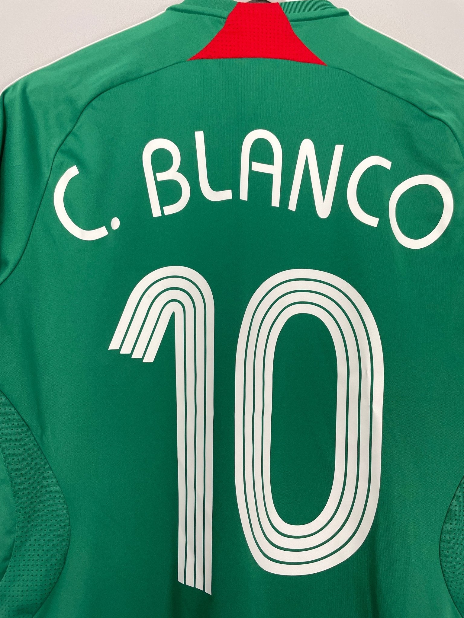 Shop 2007/08 MEXICO C.BLANCO #10 HOME SHIRT (S) ADIDAS, classic football shirts, vintage football shirts & retro soccer jerseys at Cult Kits