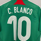 Shop 2007/08 MEXICO C.BLANCO #10 HOME SHIRT (S) ADIDAS, classic football shirts, vintage football shirts & retro soccer jerseys at Cult Kits