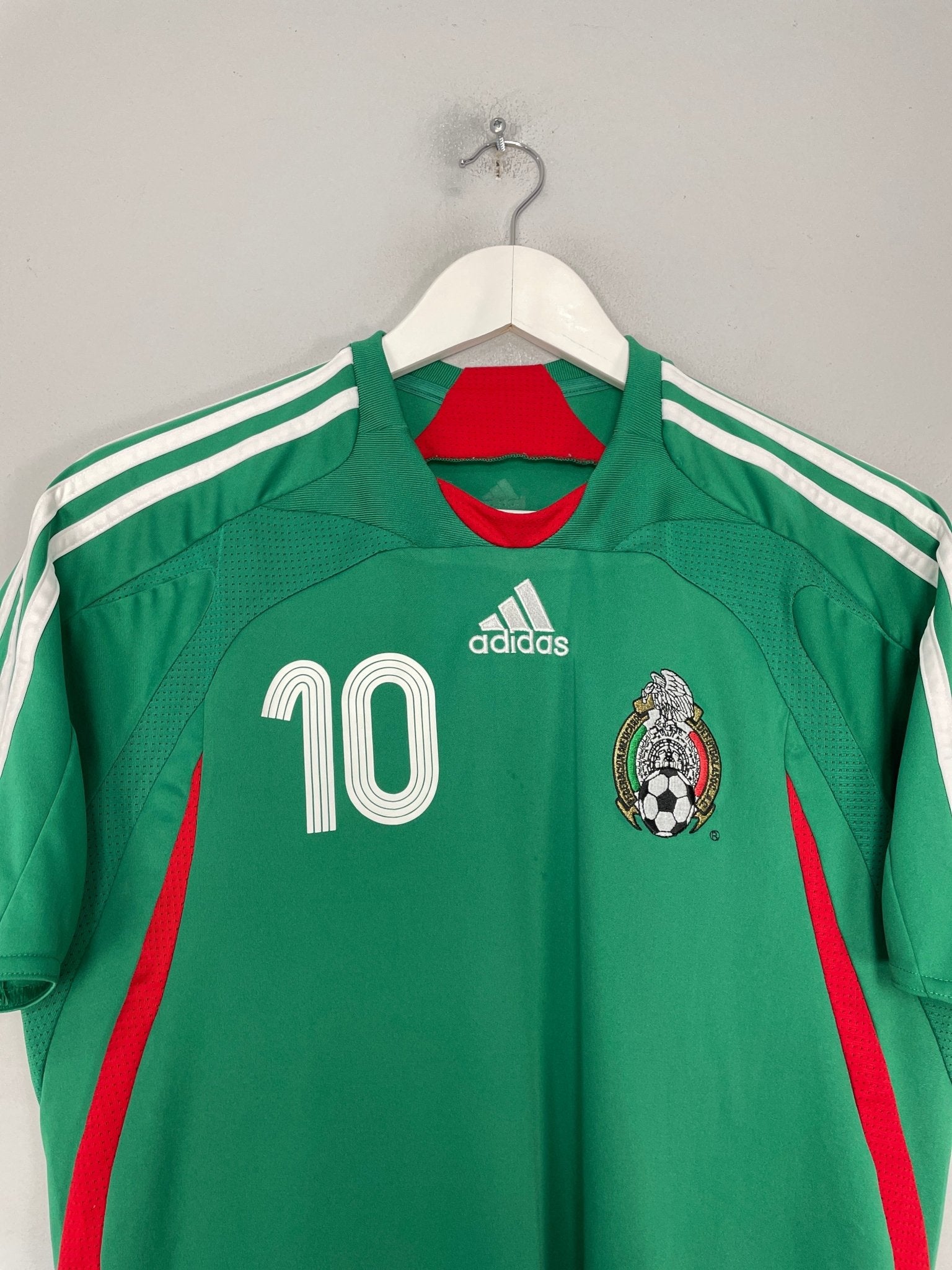 Shop 2007/08 MEXICO C.BLANCO #10 HOME SHIRT (S) ADIDAS, classic football shirts, vintage football shirts & retro soccer jerseys at Cult Kits