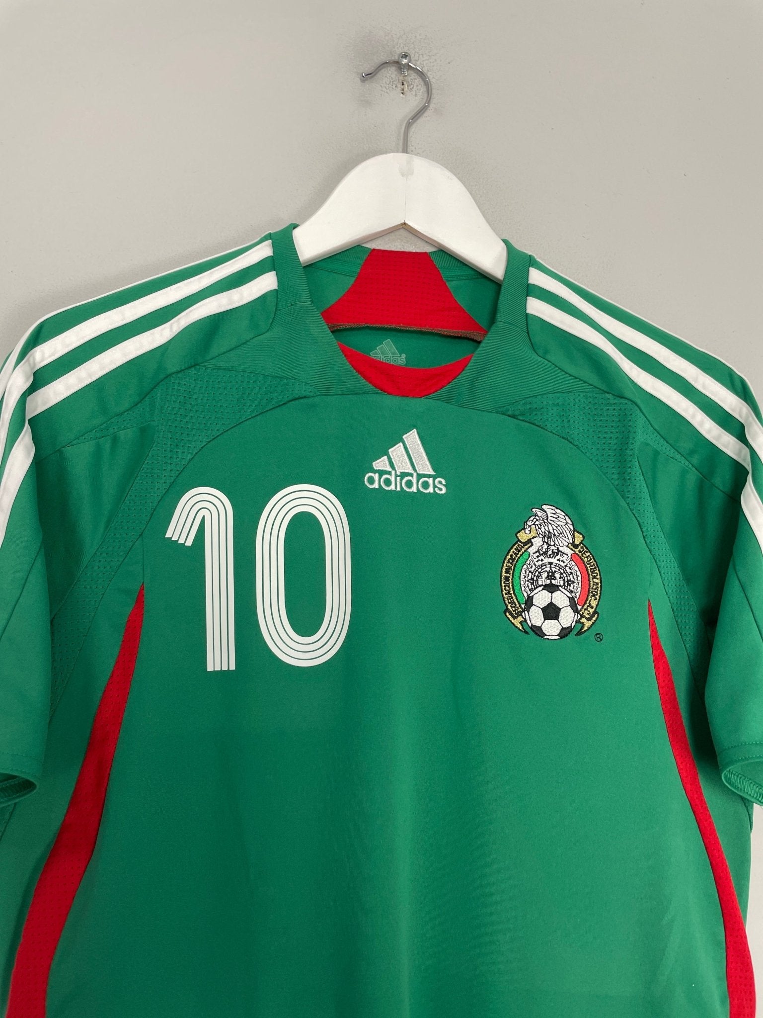 Shop 2007/08 MEXICO C.BLANCO #10 HOME SHIRT (S) ADIDAS, classic football shirts, vintage football shirts & retro soccer jerseys at Cult Kits