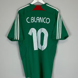 Shop 2007/08 MEXICO C.BLANCO #10 HOME SHIRT (XL) ADIDAS, classic football shirts, vintage football shirts & retro soccer jerseys at Cult Kits
