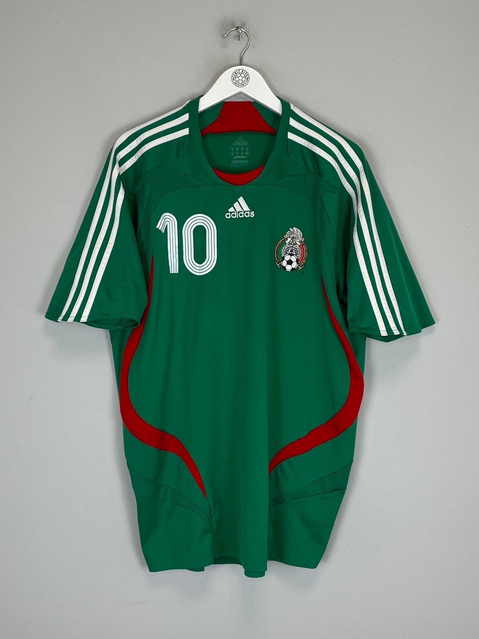 Shop 2007/08 MEXICO C.BLANCO #10 HOME SHIRT (XL) ADIDAS, classic football shirts, vintage football shirts & retro soccer jerseys at Cult Kits