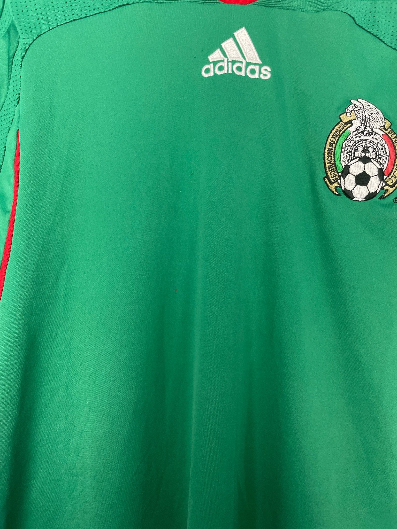 Shop 2007/08 MEXICO HOME SHIRT (L) ADIDAS, classic football shirts, vintage football shirts & retro soccer jerseys at Cult Kits