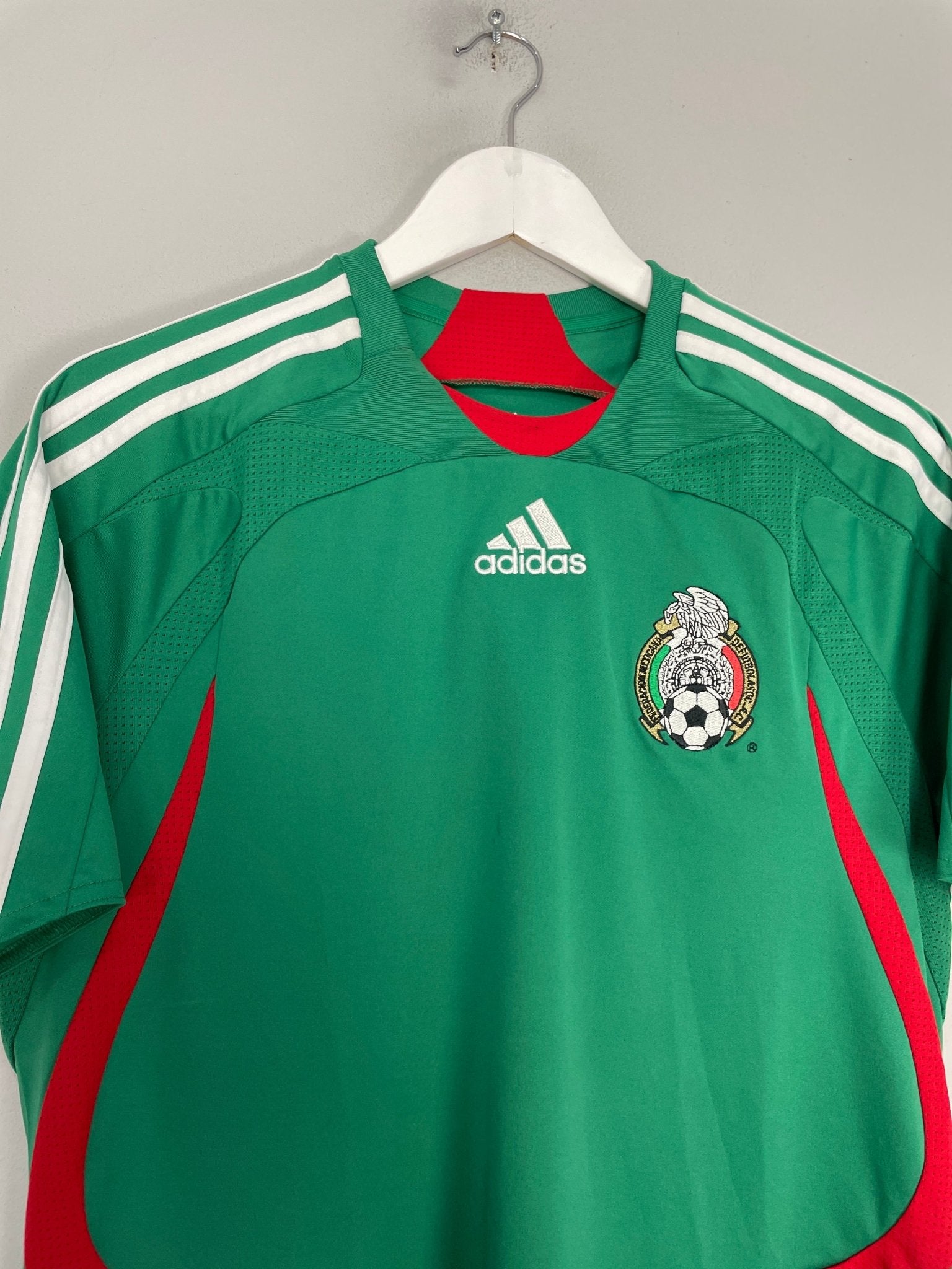 Shop 2007/08 MEXICO HOME SHIRT (S) ADIDAS, classic football shirts, vintage football shirts & retro soccer jerseys at Cult Kits