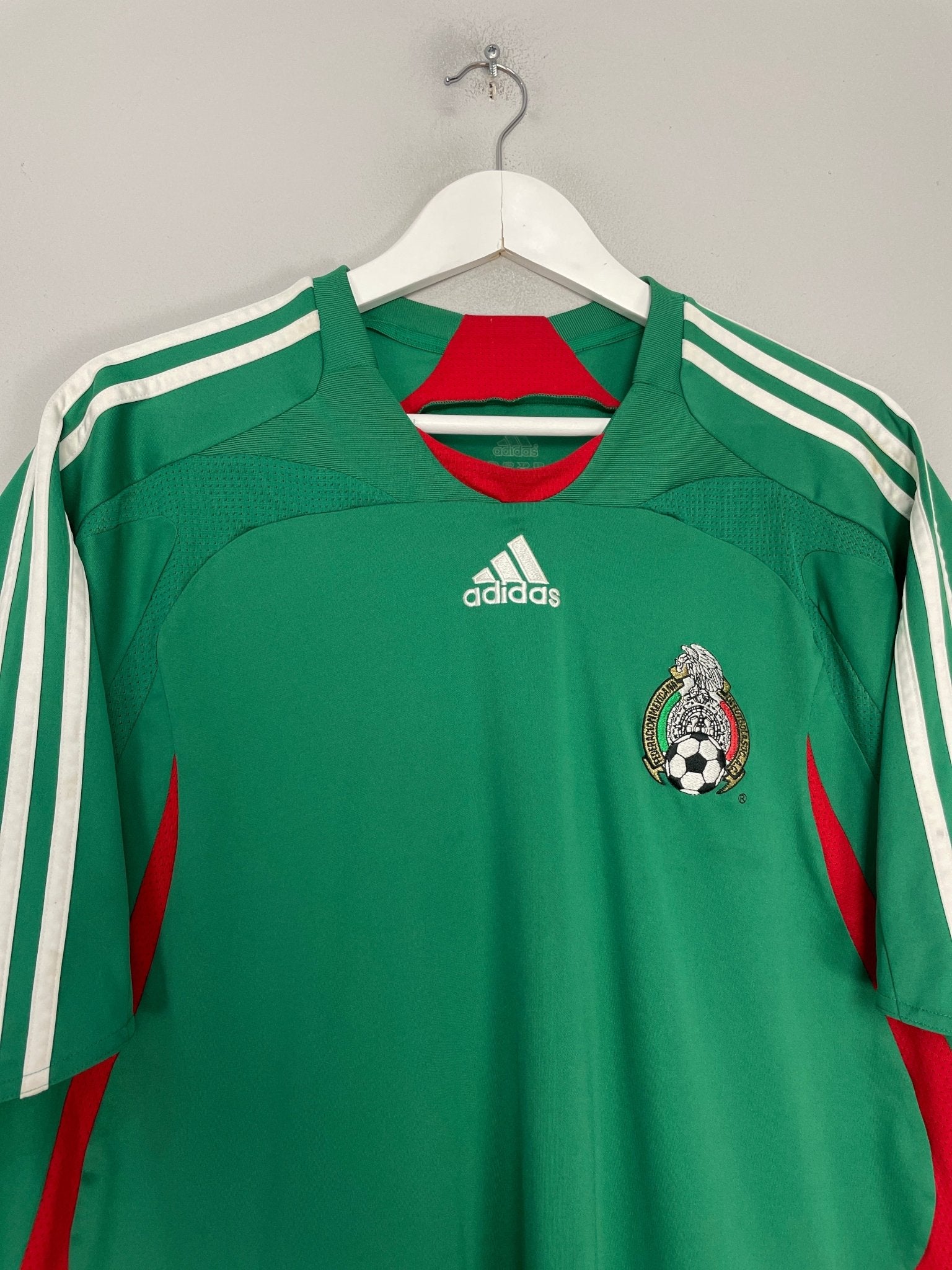 Shop 2007/08 MEXICO HOME SHIRT (XL) ADIDAS, classic football shirts, vintage football shirts & retro soccer jerseys at Cult Kits