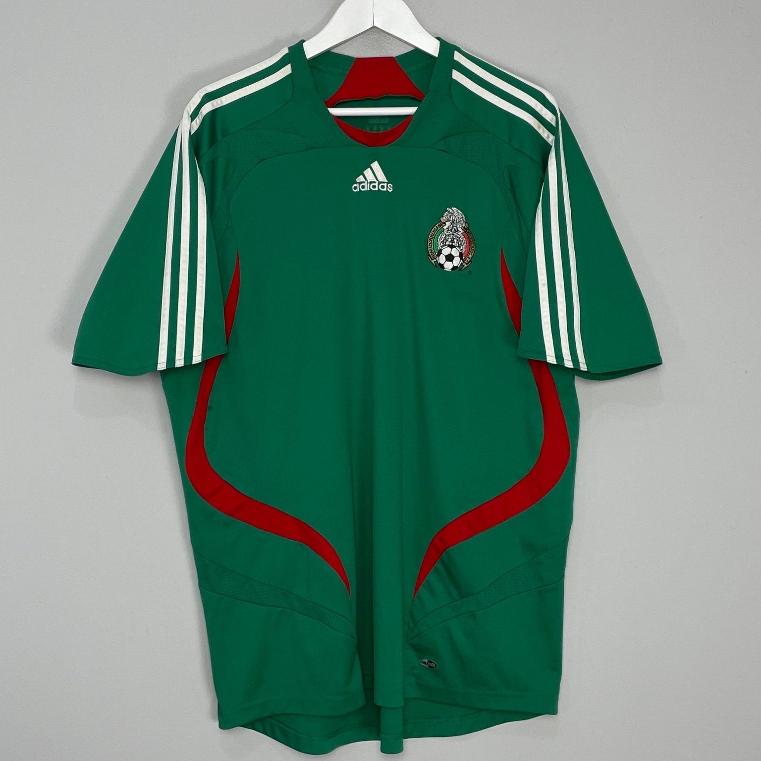 Shop 2007/08 MEXICO HOME SHIRT (XL) ADIDAS, classic football shirts, vintage football shirts & retro soccer jerseys at Cult Kits