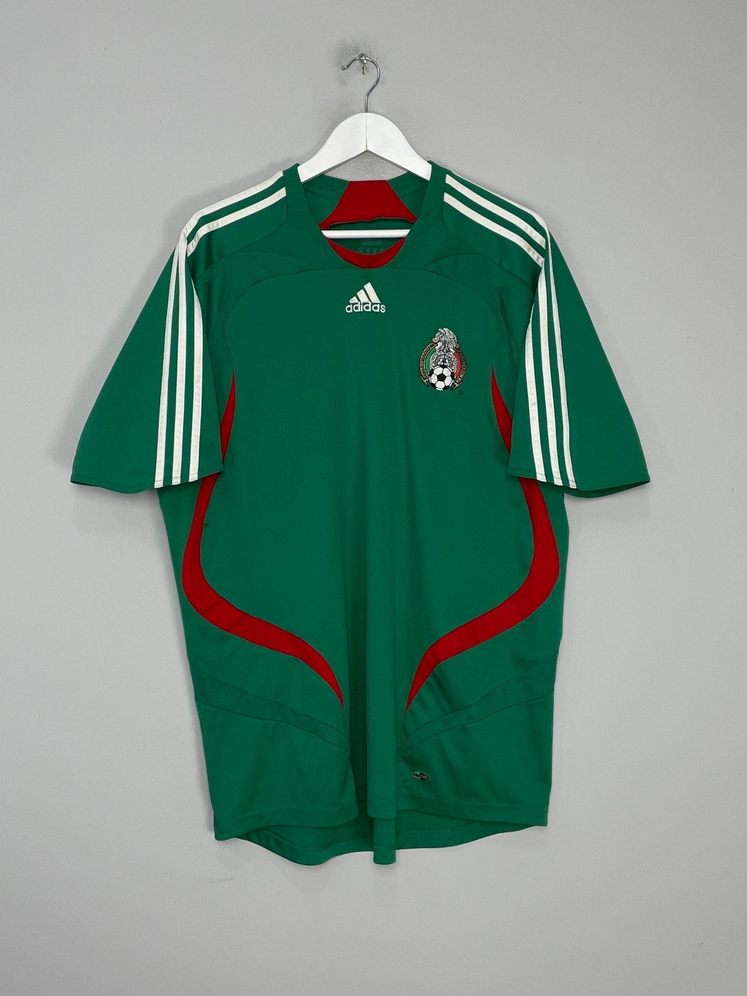 Shop 2007/08 MEXICO HOME SHIRT (XL) ADIDAS, classic football shirts, vintage football shirts & retro soccer jerseys at Cult Kits