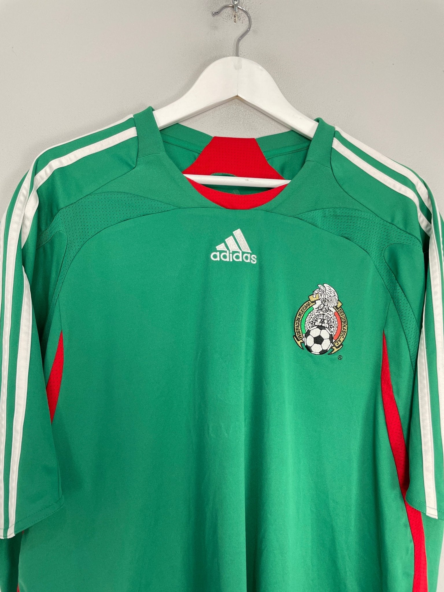 Shop 2007/08 MEXICO HOME SHIRT (XXL) ADIDAS, classic football shirts, vintage football shirts & retro soccer jerseys at Cult Kits