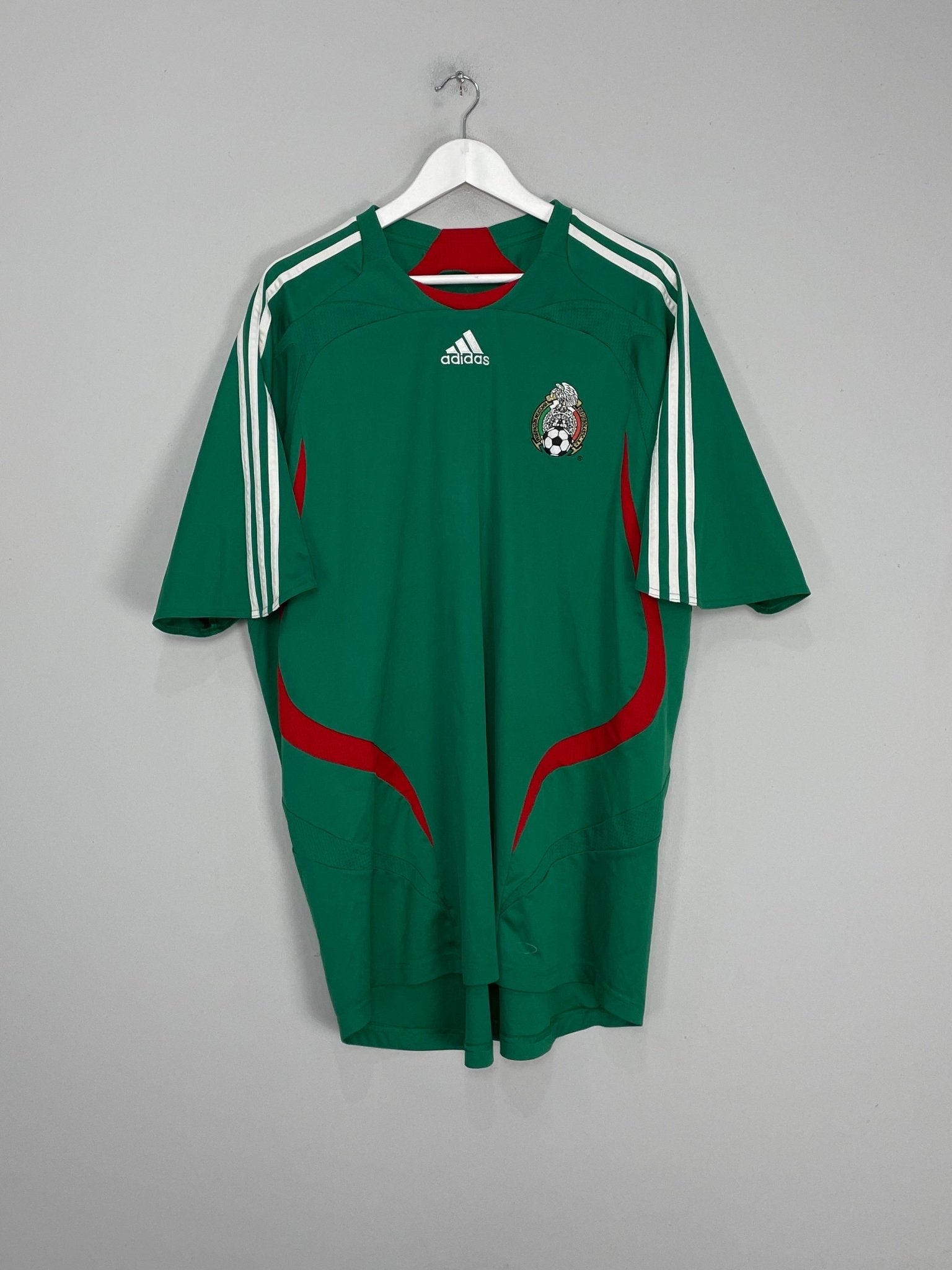 Shop 2007/08 MEXICO HOME SHIRT (XXL) ADIDAS, classic football shirts, vintage football shirts & retro soccer jerseys at Cult Kits