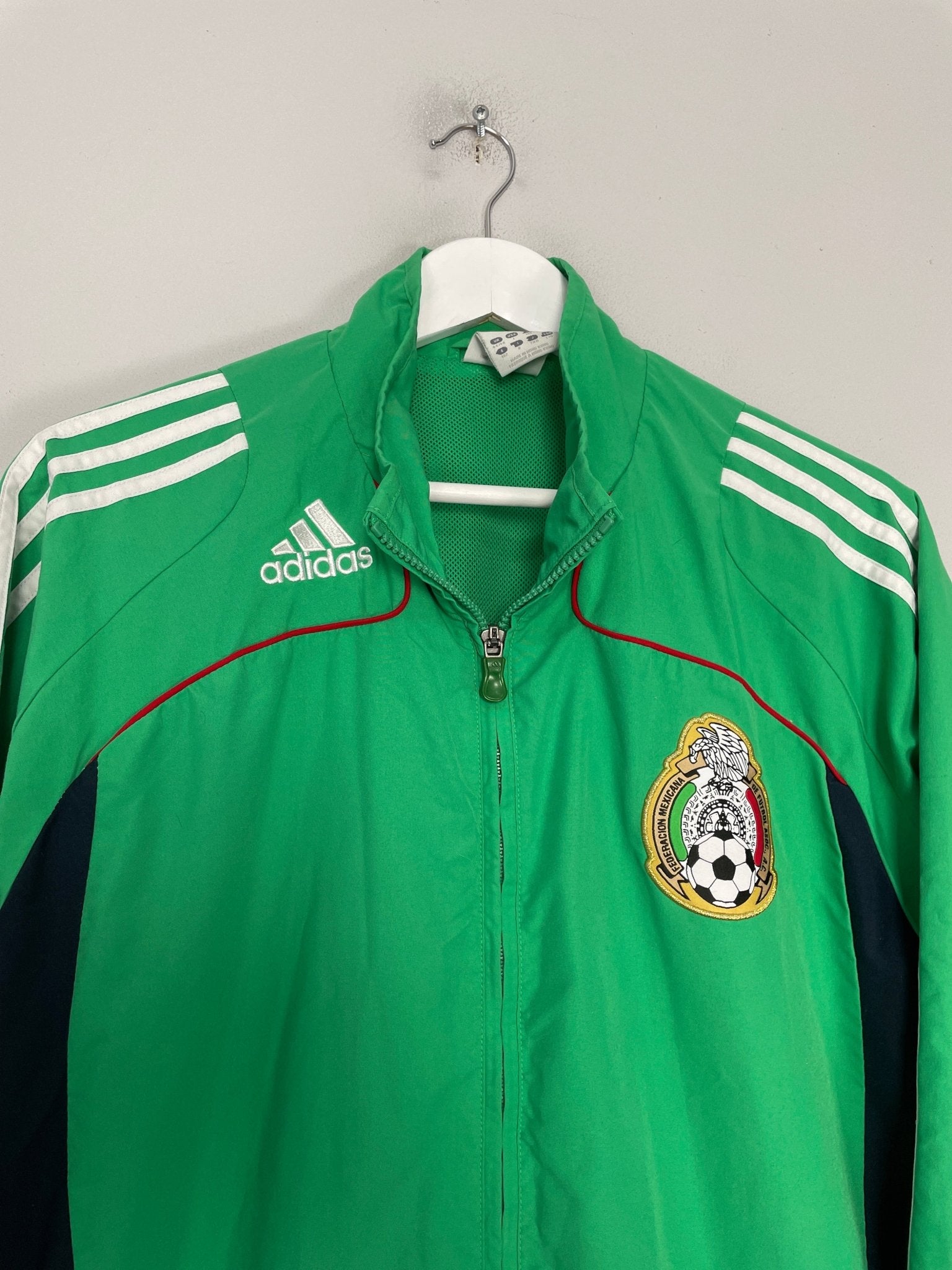 Shop 2007/08 MEXICO TRACK JACKET (L) ADIDAS, classic football shirts, vintage football shirts & retro soccer jerseys at Cult Kits