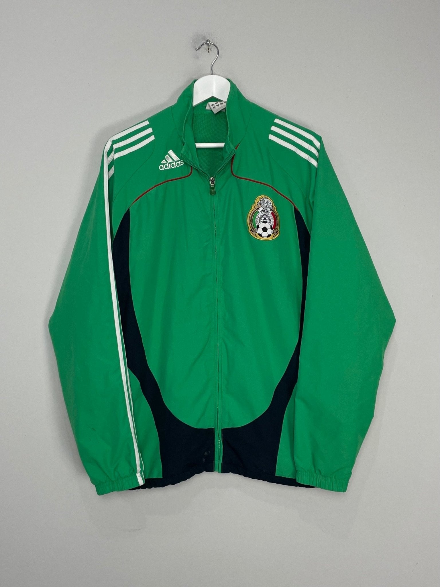 Shop 2007/08 MEXICO TRACK JACKET (L) ADIDAS, classic football shirts, vintage football shirts & retro soccer jerseys at Cult Kits