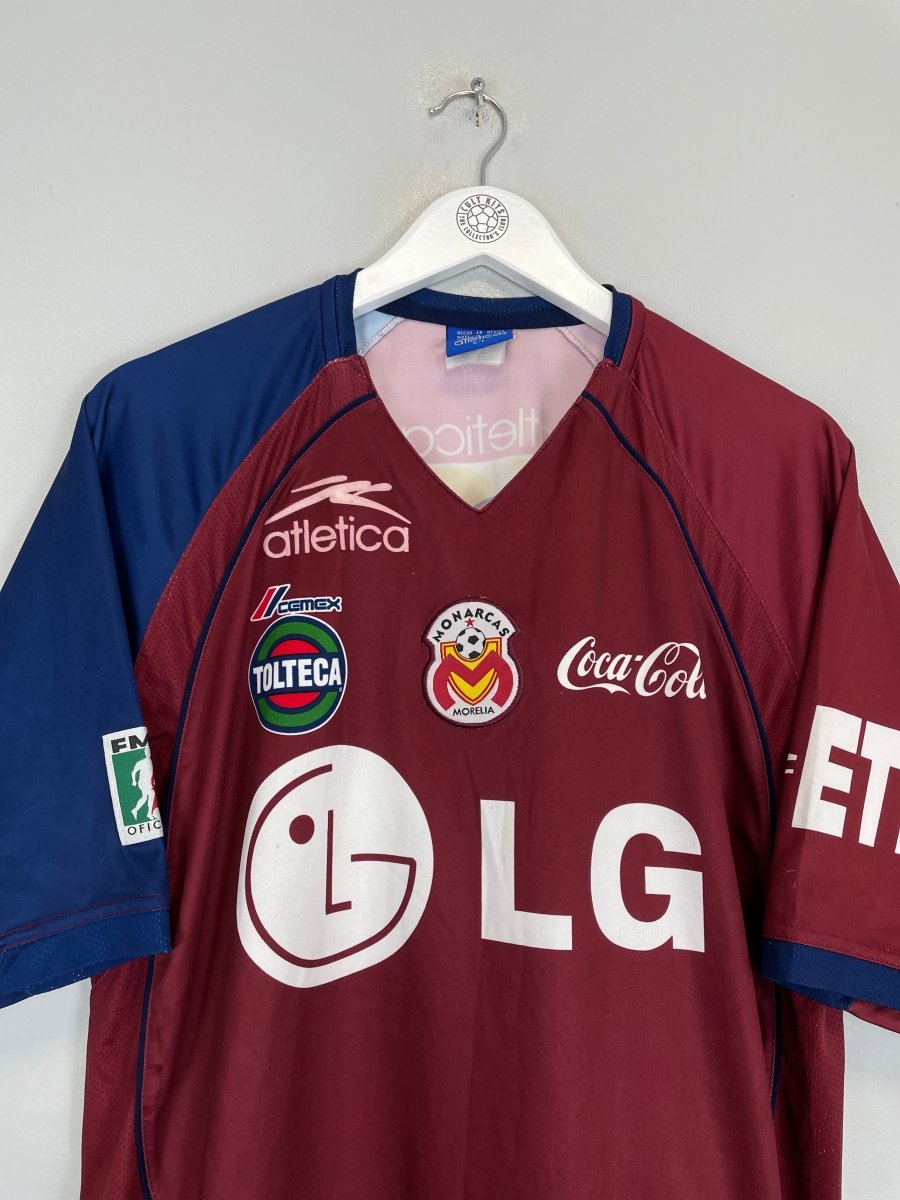 2007/08 MONARCAS MORELIA AWAY SHIRT (XL) ATLETICA - Cult Kits - XL - Buy Vintage Football Shirts, Authentic Retro Football Shirts For Sale, Classic Football Shirts & Soccer Jersey