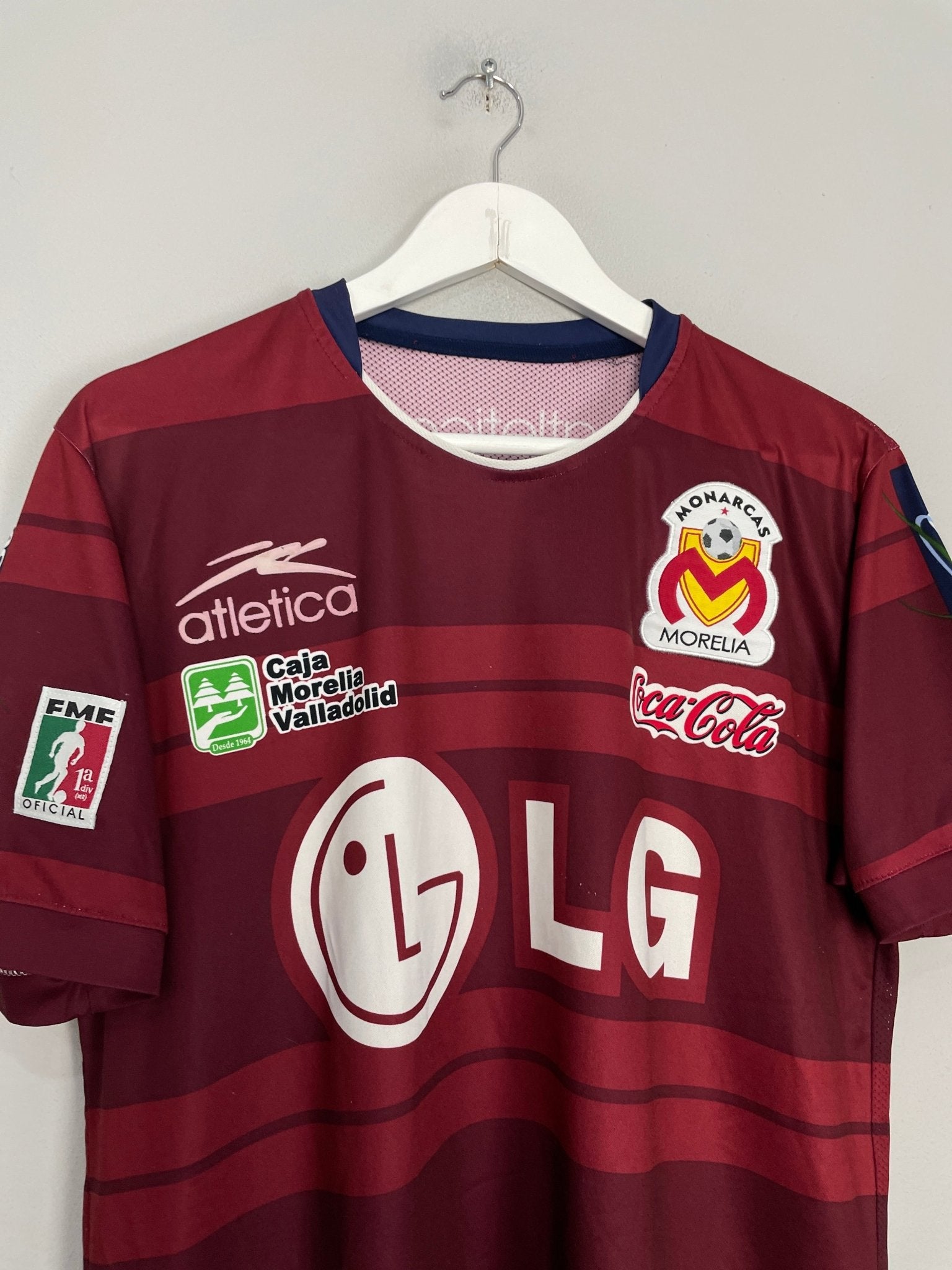 Shop 2007/08 MONARCAS MORELIA HOME SHIRT (L) ATLETICA, classic football shirts, vintage football shirts & retro soccer jerseys at Cult Kits