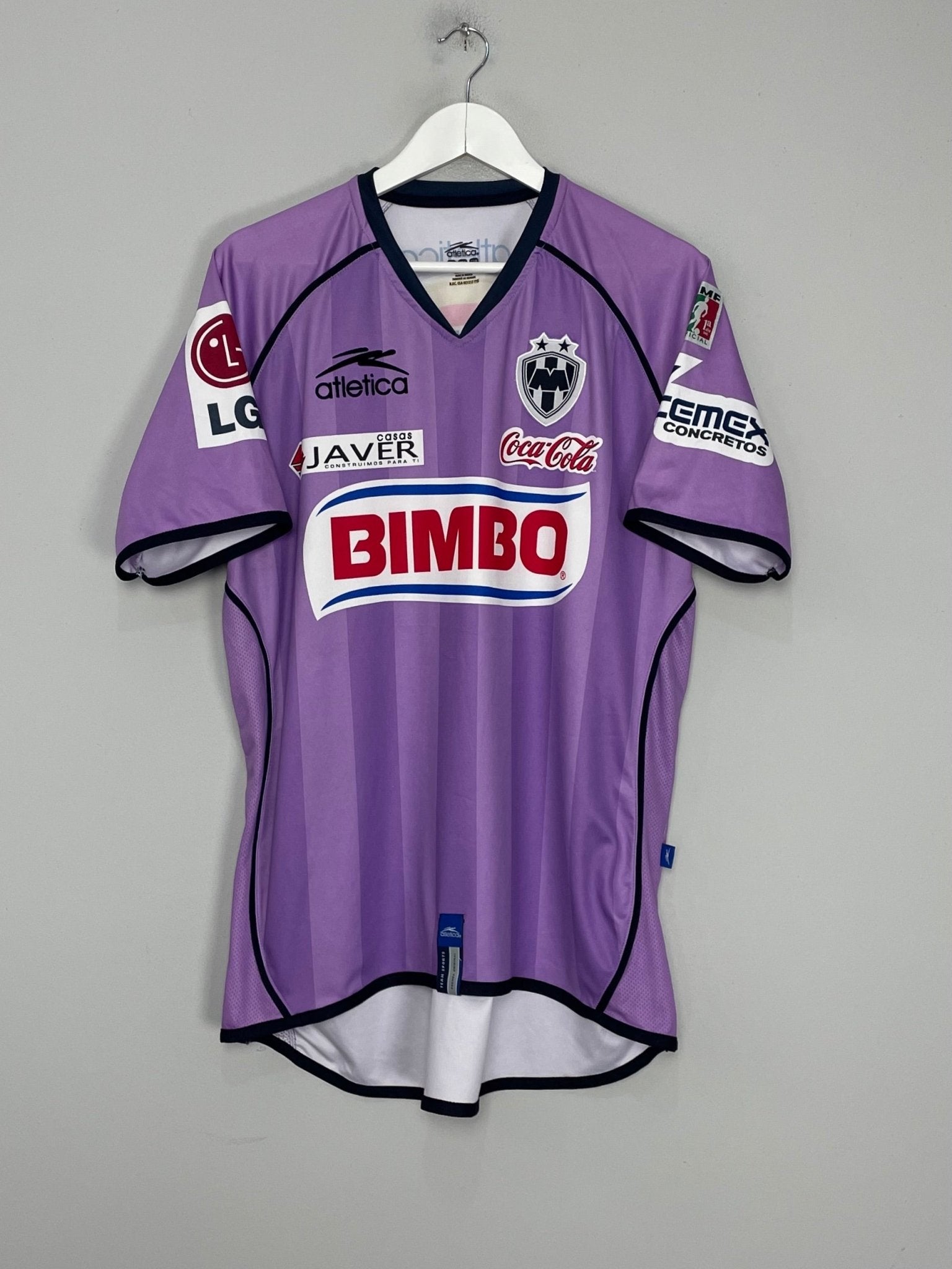 Shop 2007/08 MONTERREY AWAY SHIRT (L) ATLETICA, classic football shirts, vintage football shirts & retro soccer jerseys at Cult Kits