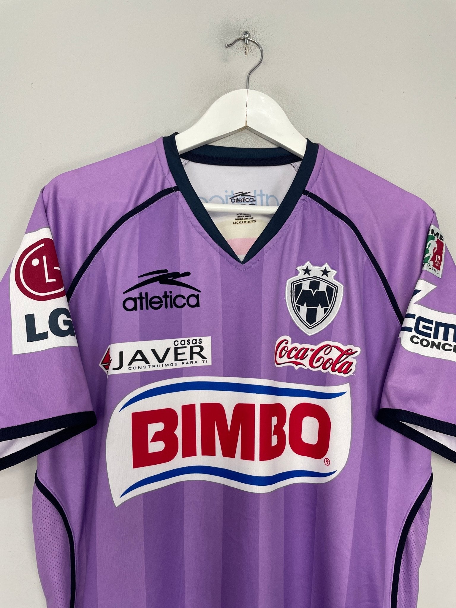 Shop 2007/08 MONTERREY AWAY SHIRT (L) ATLETICA, classic football shirts, vintage football shirts & retro soccer jerseys at Cult Kits