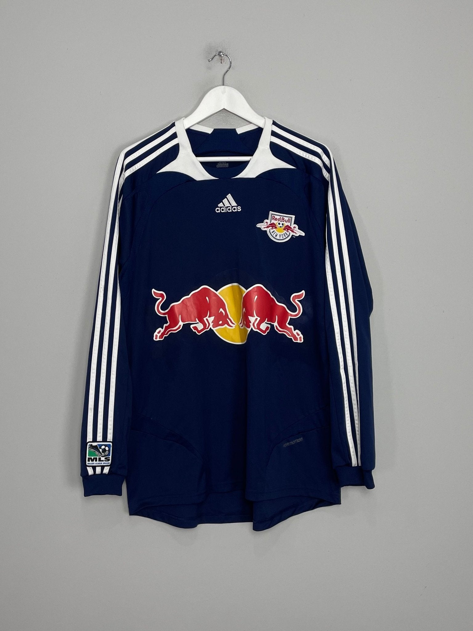 Shop 2007/08 NEW YORK RED BULLS L/S AWAY SHIRT (L) ADIDAS, classic football shirts, vintage football shirts & retro soccer jerseys at Cult Kits