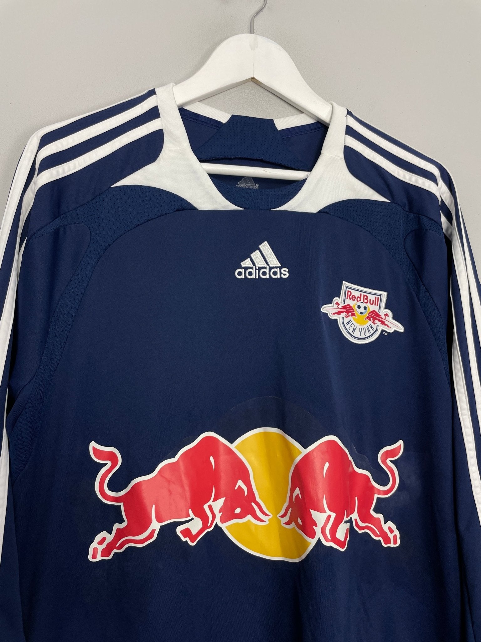 Shop 2007/08 NEW YORK RED BULLS L/S AWAY SHIRT (L) ADIDAS, classic football shirts, vintage football shirts & retro soccer jerseys at Cult Kits