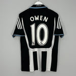 Shop 2007/08 NEWCASTLE UNITED OWEN #10 HOME SHIRT (M) ADIDAS, classic football shirts, vintage football shirts & retro soccer jerseys at Cult Kits