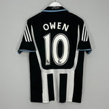 Shop 2007/08 NEWCASTLE UNITED OWEN #10 HOME SHIRT (M) ADIDAS, classic football shirts, vintage football shirts & retro soccer jerseys at Cult Kits