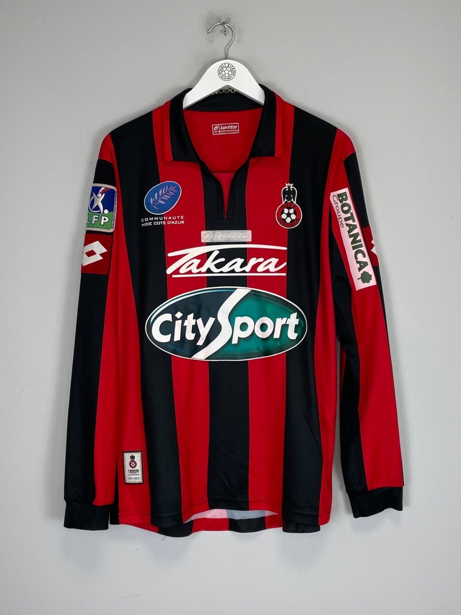 2007/08 NICE MODESTE 15 L/S *MATCH ISSUE* HOME SHIRT (L) LOTTO - Cult Kits - Large - Buy Vintage Football Shirts, Authentic Retro Football Shirts For Sale, Classic Football Shirts & Soccer Jersey