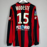 2007/08 NICE MODESTE 15 L/S *MATCH ISSUE* HOME SHIRT (L) LOTTO - Cult Kits - Large - Buy Vintage Football Shirts, Authentic Retro Football Shirts For Sale, Classic Football Shirts & Soccer Jersey
