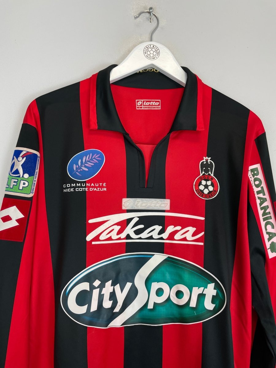 2007/08 NICE MODESTE 15 L/S *MATCH ISSUE* HOME SHIRT (L) LOTTO - Cult Kits - Large - Buy Vintage Football Shirts, Authentic Retro Football Shirts For Sale, Classic Football Shirts & Soccer Jersey