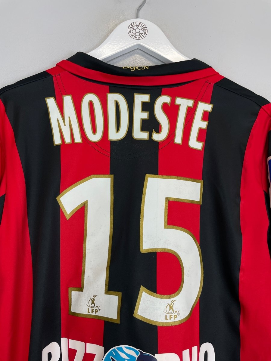 2007/08 NICE MODESTE 15 L/S *MATCH ISSUE* HOME SHIRT (L) LOTTO - Cult Kits - Large - Buy Vintage Football Shirts, Authentic Retro Football Shirts For Sale, Classic Football Shirts & Soccer Jersey