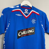 Shop 2007/08 RANGERS HOME SHIRT (L.KIDS) UMBRO, classic football shirts, vintage football shirts & retro soccer jerseys at Cult Kits