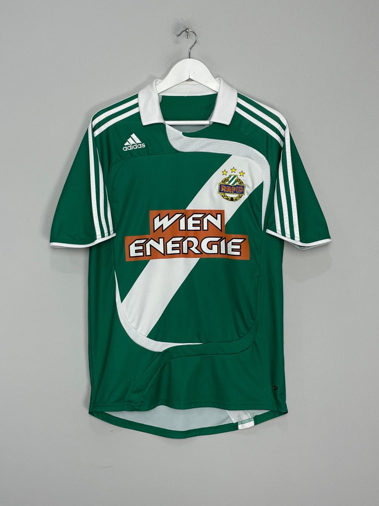 Shop 2007/08 RAPID VIENNA HOME SHIRT (M) ADIDAS, classic football shirts, vintage football shirts & retro soccer jerseys at Cult Kits
